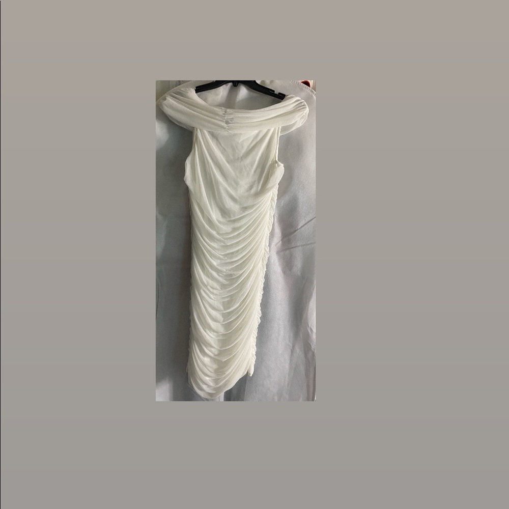 White fitting dress